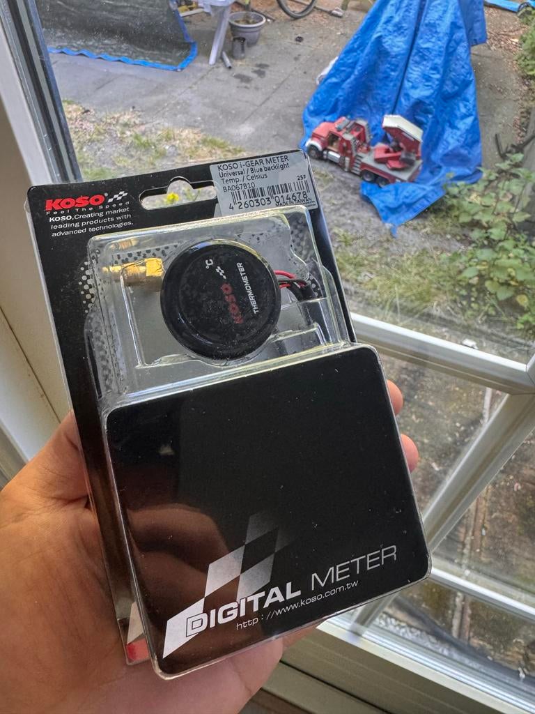 Koso Temperatuurmeter LC (watergekoeld) - Nieuw, Motoren, Ophalen of Verzenden, Nieuw