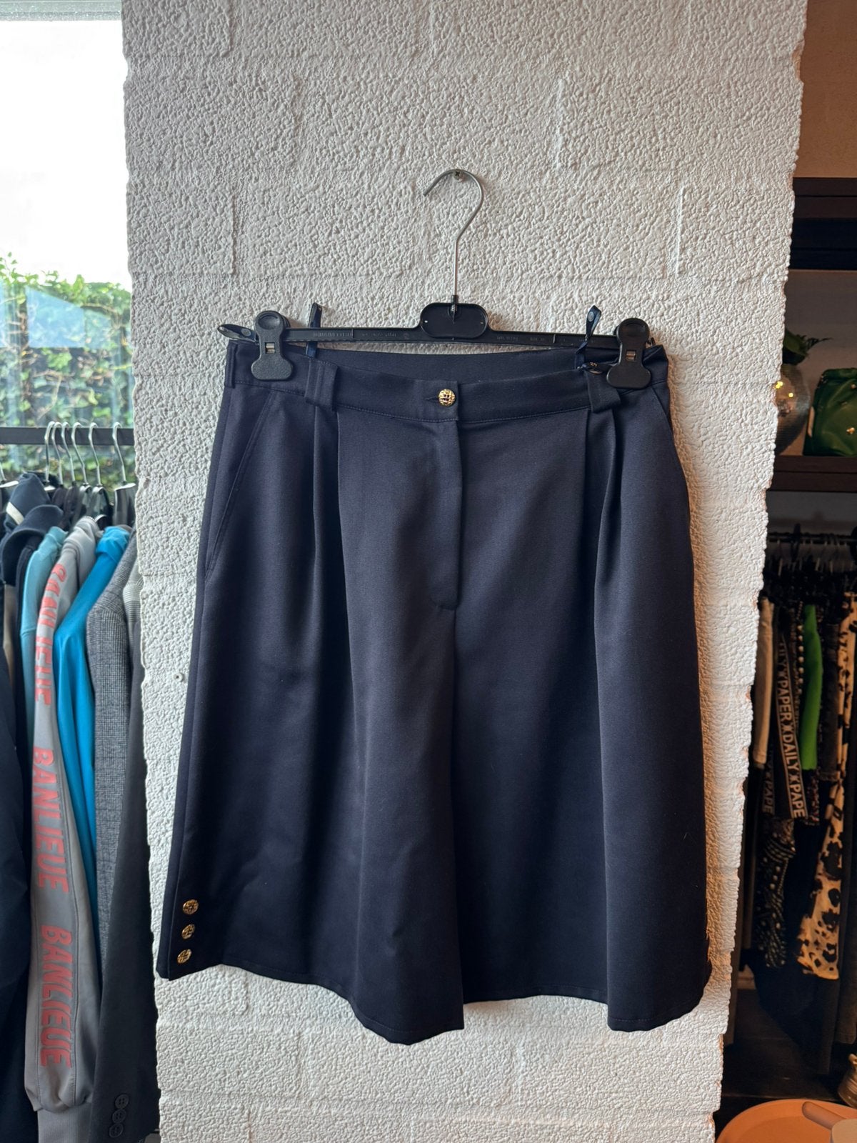 Vintage c&a bermuda jorts model maat 42, Kort, Blauw, Maat 42/44 (L), Ophalen of Verzenden