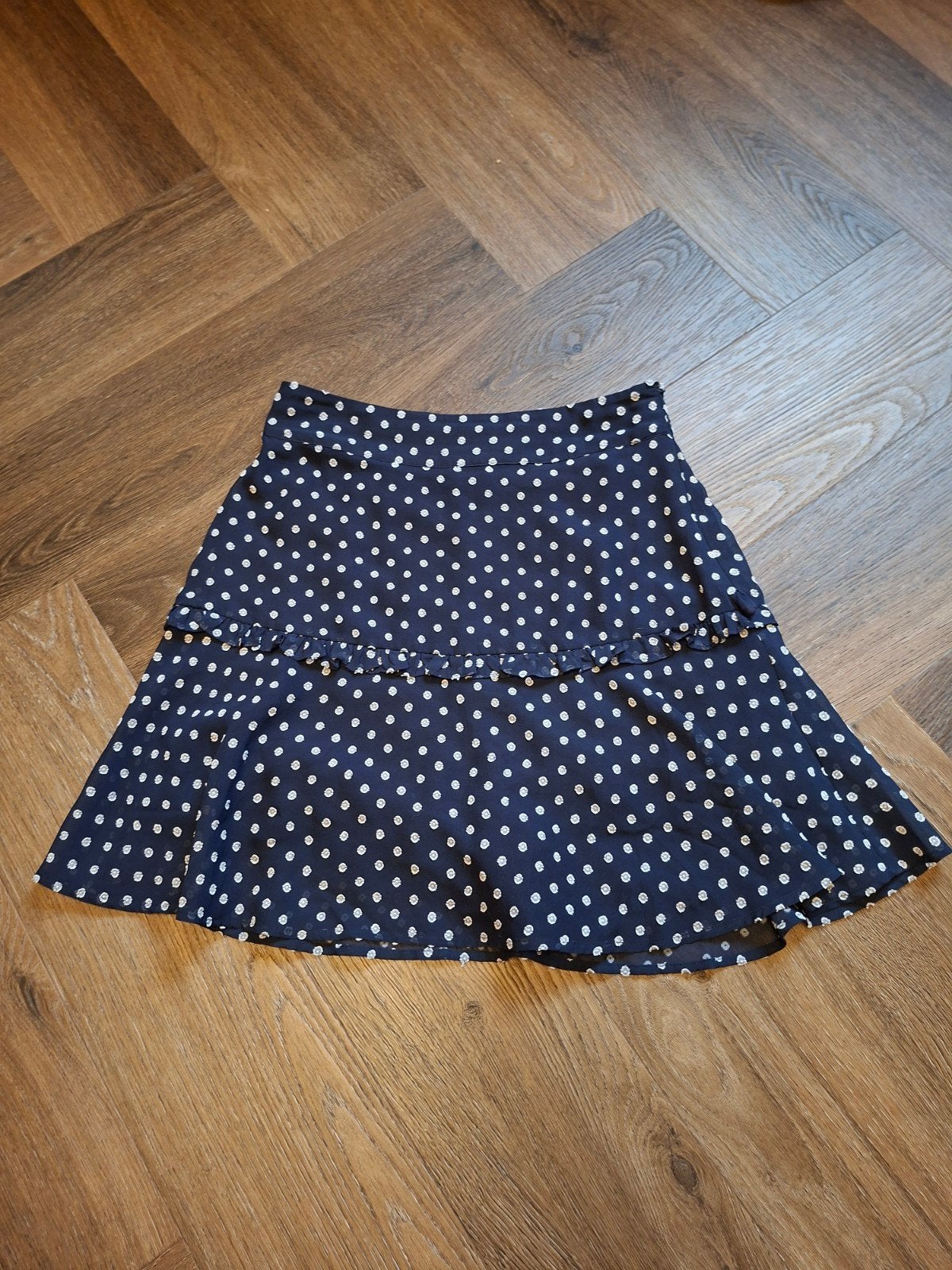 Nikkie rokje/skort met bloemetjes - Maat 34 (XS), Blauw, Ophalen of Verzenden, Zo goed als nieuw, Nikkie