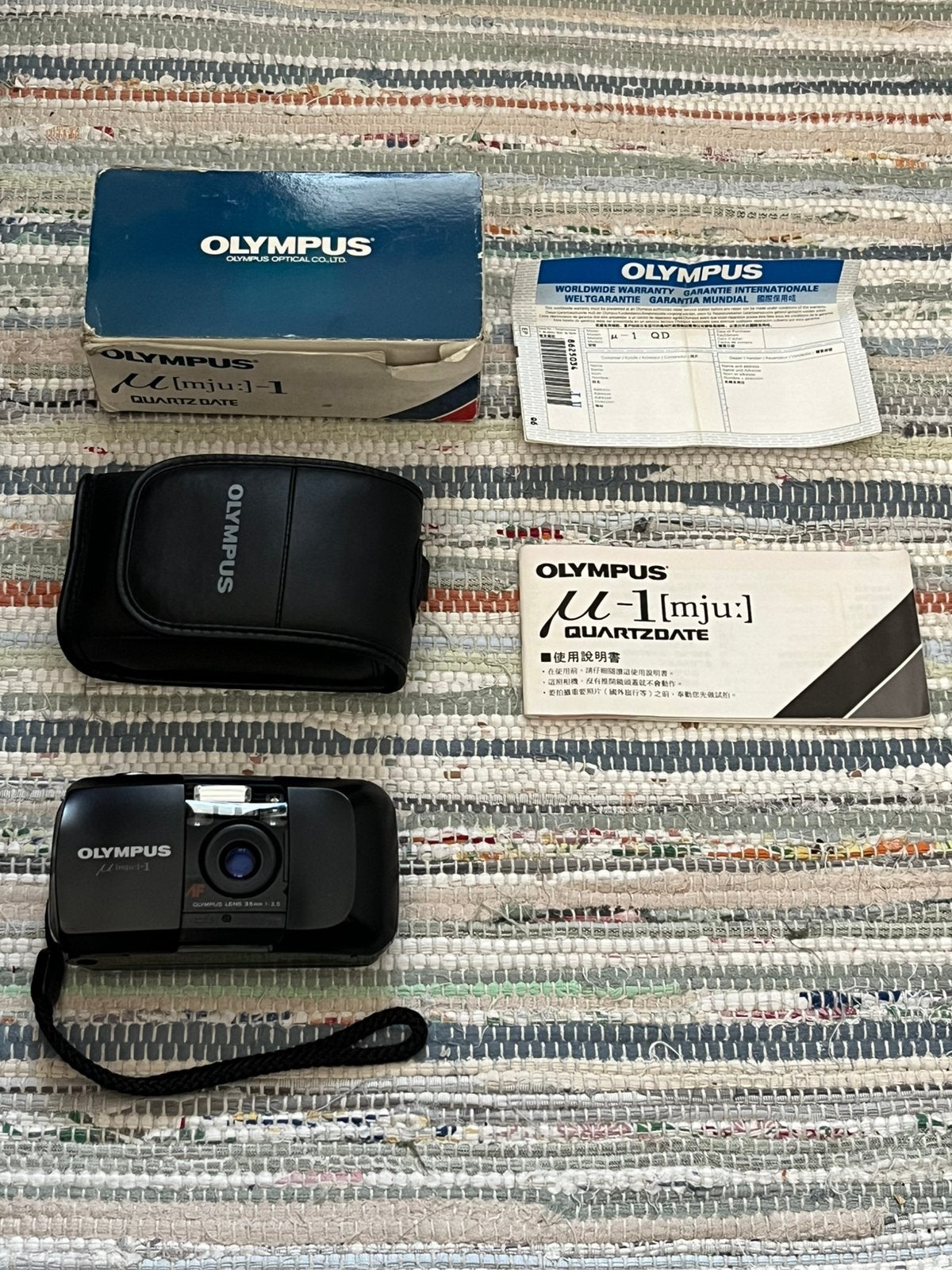 Olympus Mju I, Ophalen, Zo goed als nieuw