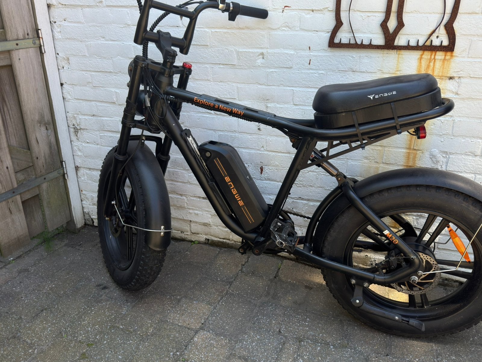Engwie fatbike te koop., Fietsen en Brommers, Gebruikt, 59 cm of meer, 30 tot 50 km per accu, Ophalen