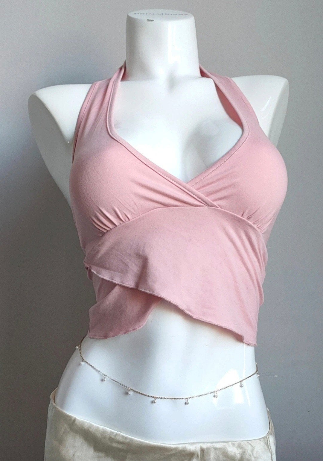 Roze Halter Top Y2K | Shein | Maat S/36 | Halloween Costume, Ophalen of Verzenden, Zo goed als nieuw, Roze, Shein