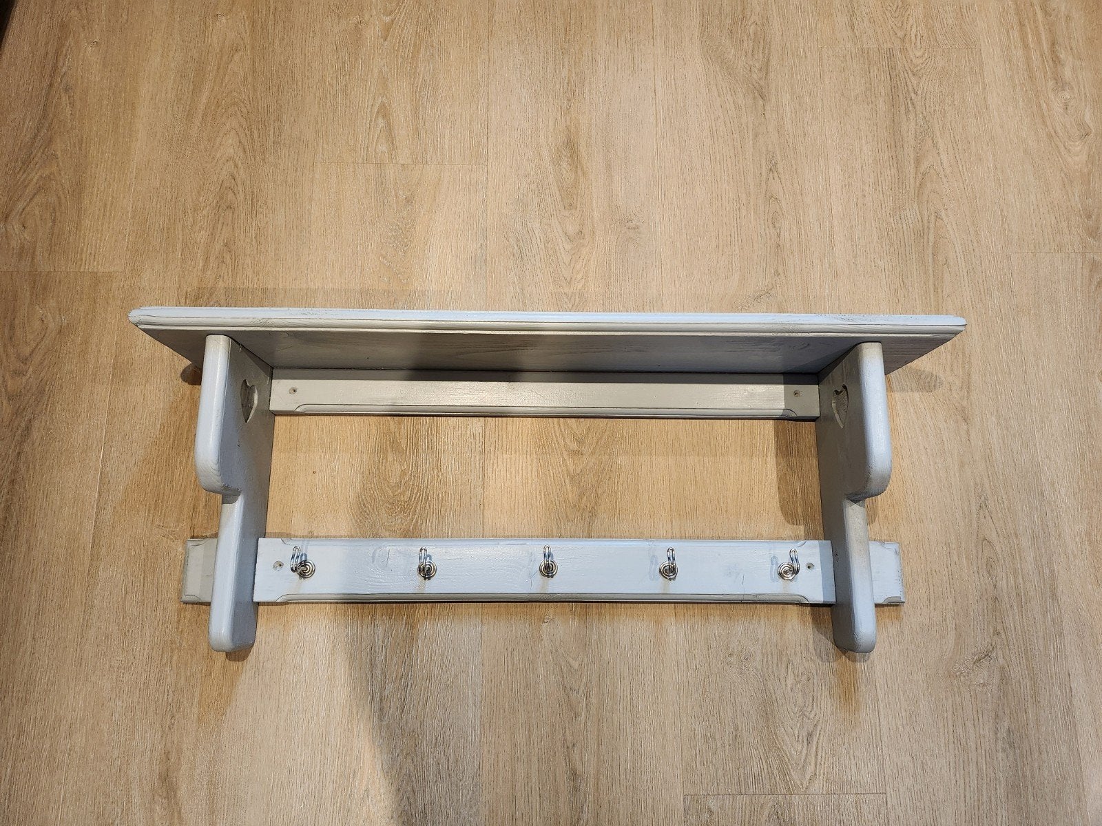 Steigerhouten babykamer plank met haken, Ophalen, Gebruikt, Overige merken, Handgemaakt