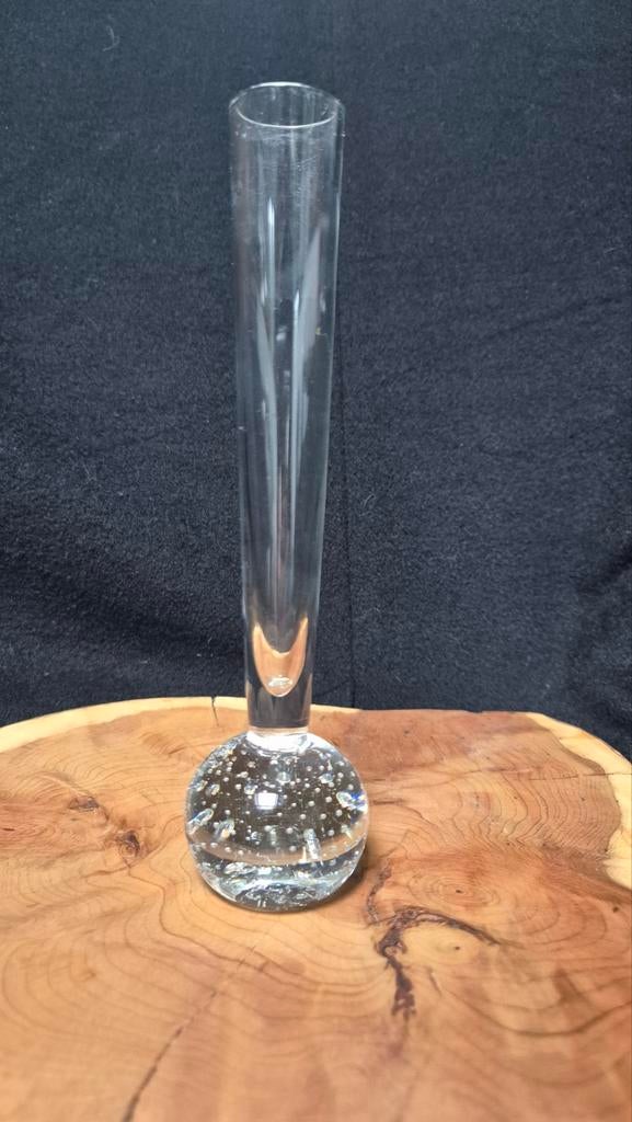 Spijker vaasje Copier Leerdam 18,5 cm hoog, Antiek en Kunst, Ophalen of Verzenden