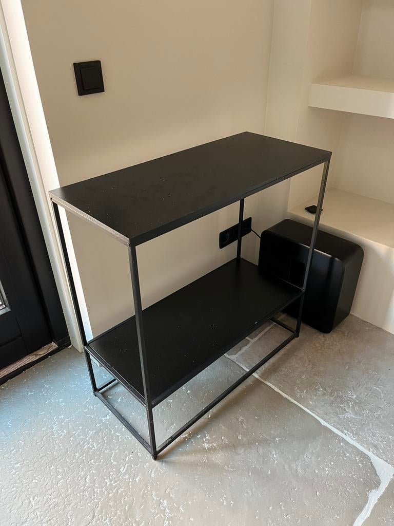 Side table, Ophalen of Verzenden, Zo goed als nieuw, 25 tot 50 cm, Rechthoekig