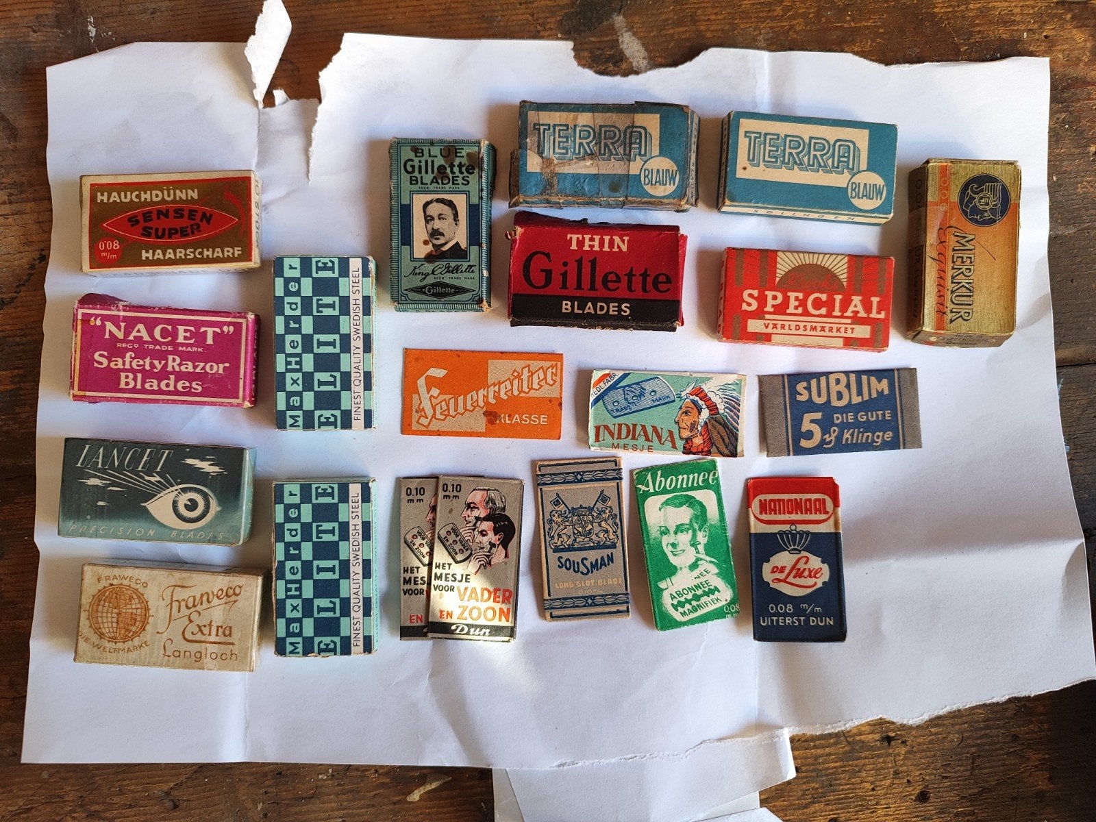 Vintage Scheermesjes Collectie - Diverse Merken, Ophalen of Verzenden
