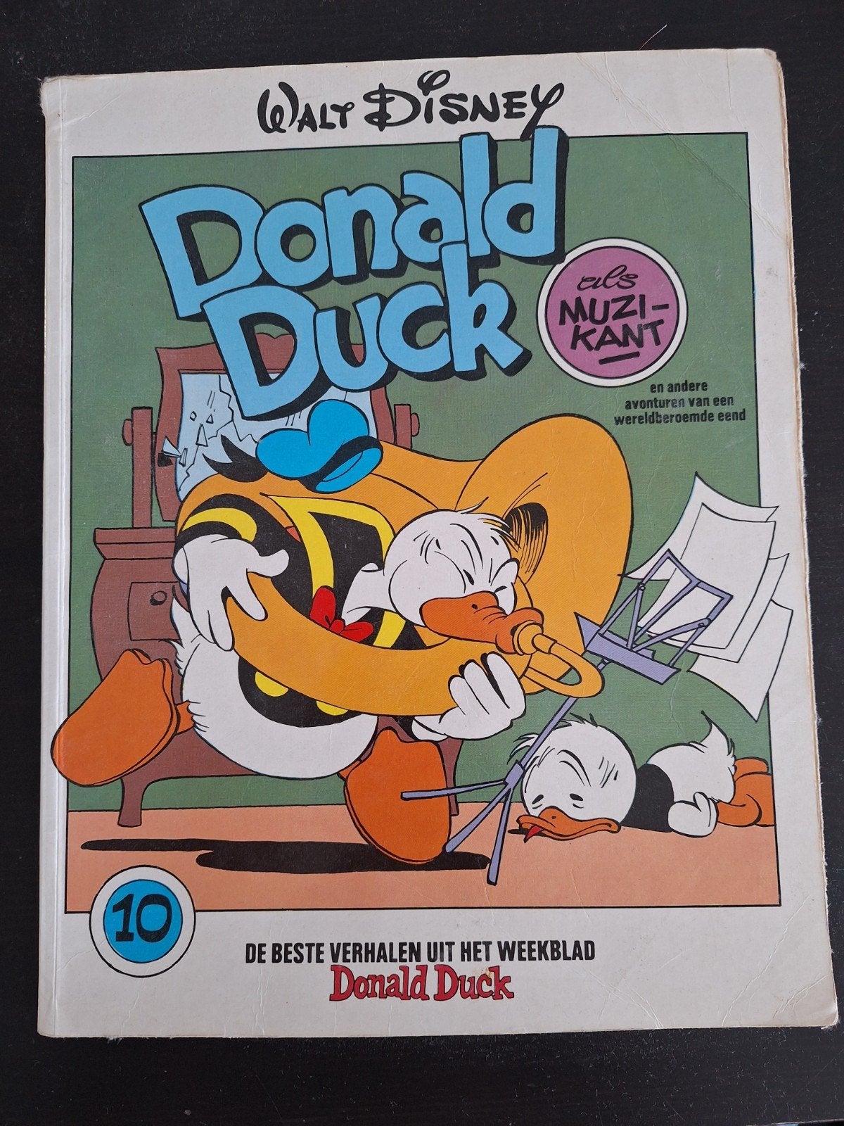 Donald Duck als Muzikant  De Beste Verhalen Uit Het Weekblad, Eén stripboek, Ophalen of Verzenden, Gelezen, Walt Disney