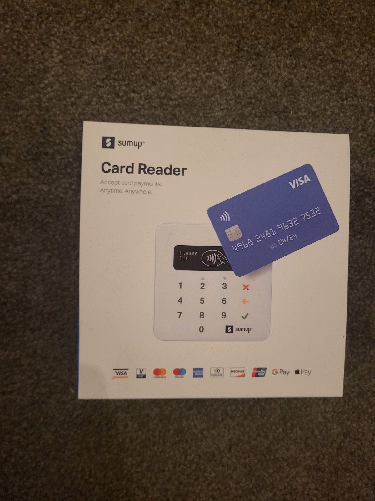 sumup cardreader, Ophalen of Verzenden, Detector, Sensor of Melder, Rook