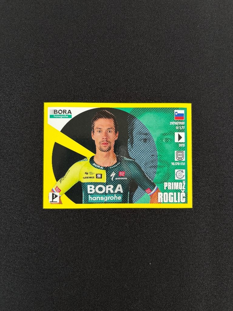 Primoz Roglic Panini Tour de France 2024 Sticker Bora 82, Verzenden, Zo goed als nieuw, Overige sporten, Poster, Plaatje of Sticker