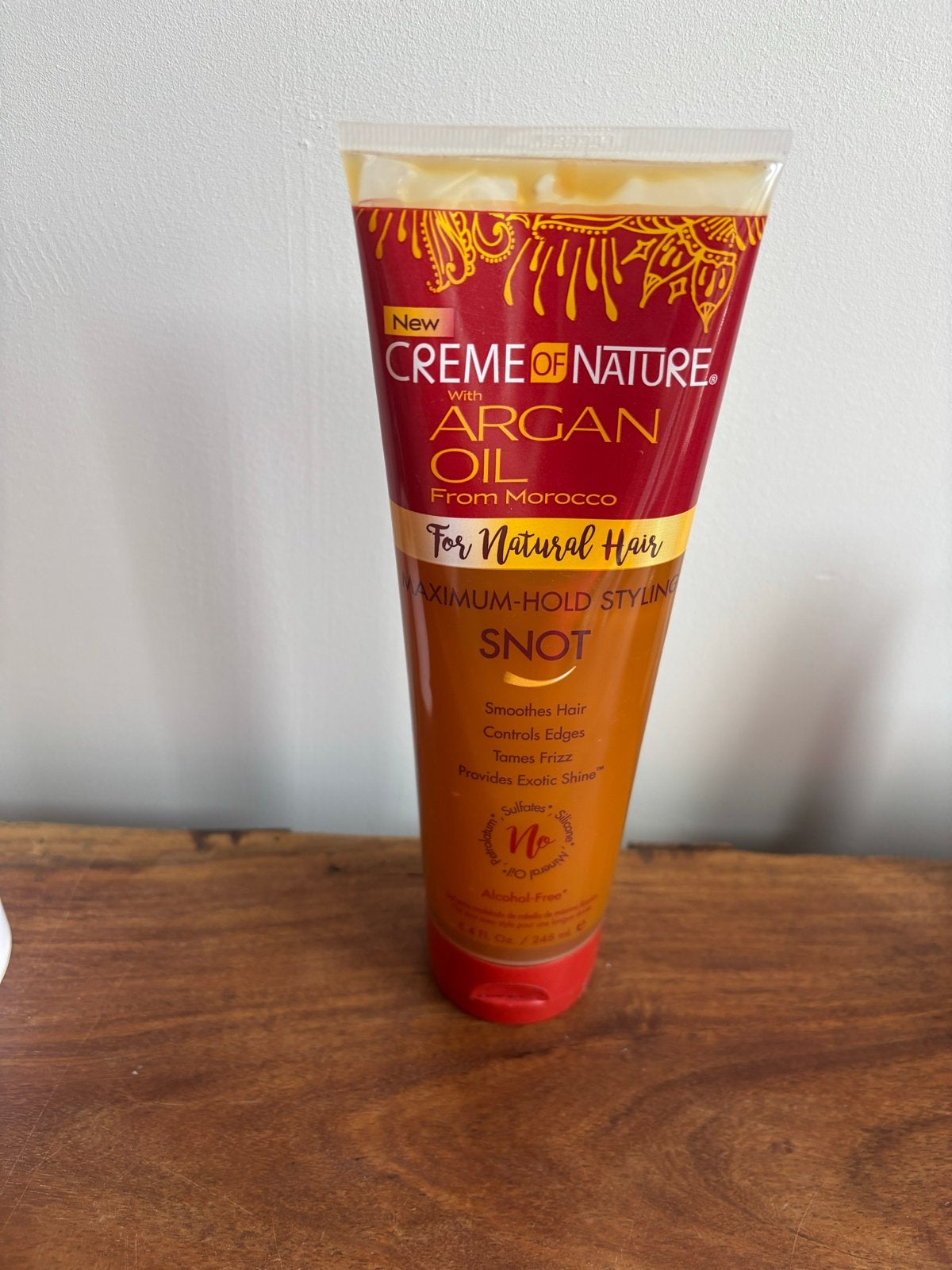 Creme of Nature Argan Oil Styling Snot, Ophalen of Verzenden, Nieuw, Gel, Wax, Haarlak of Mousse