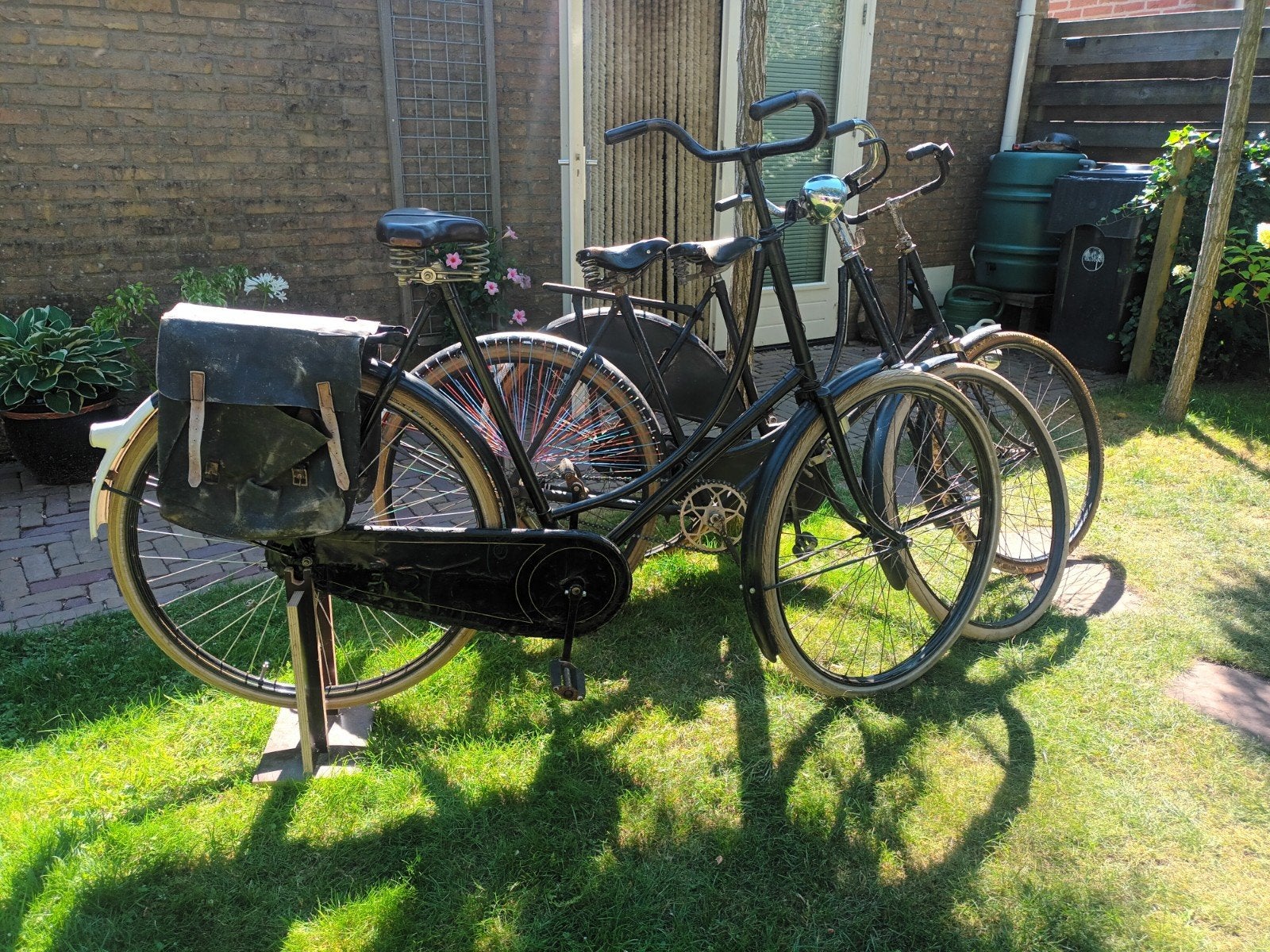 Gazelle Omafiets uit 1931 - Authentieke Oldtimer, Fietsen en Brommers, Terugtraprem, Ophalen of Verzenden, Gazelle, 59 cm of meer