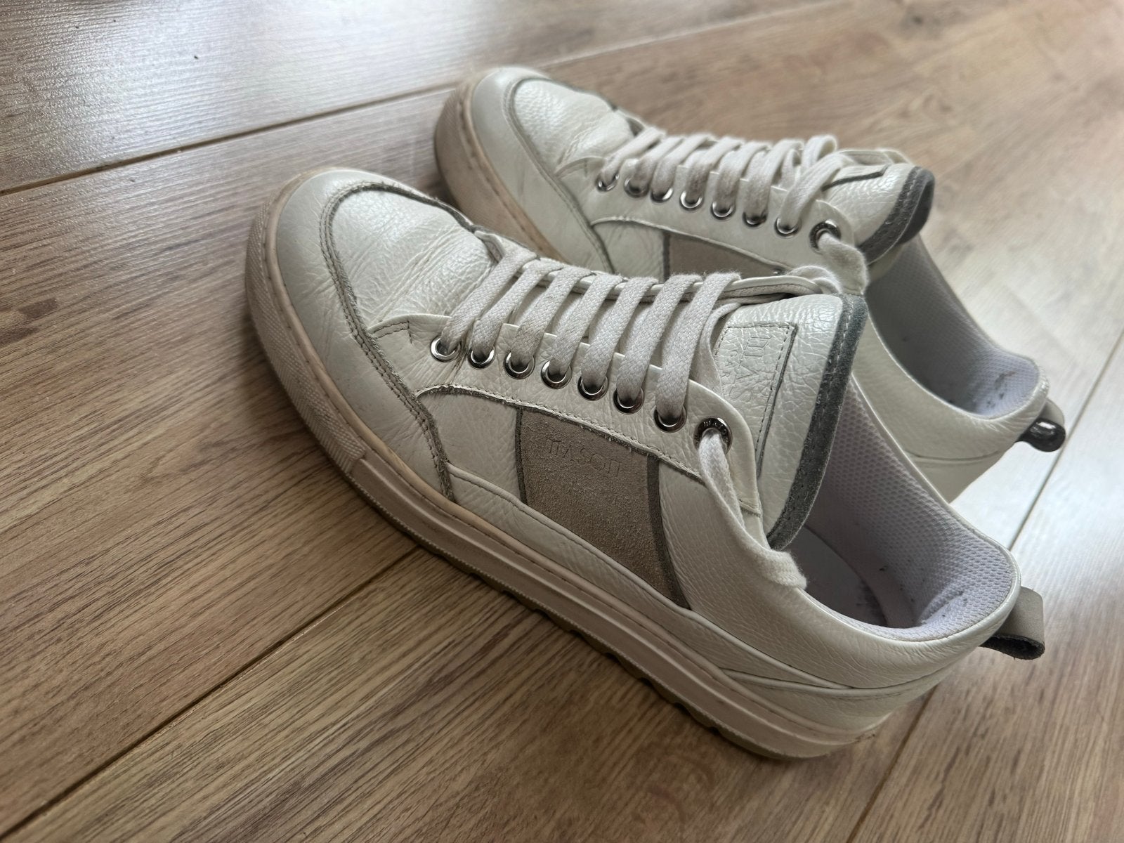 Mason Garments  maat 43, Wit, Ophalen of Verzenden, Sneakers of Gympen, Gedragen