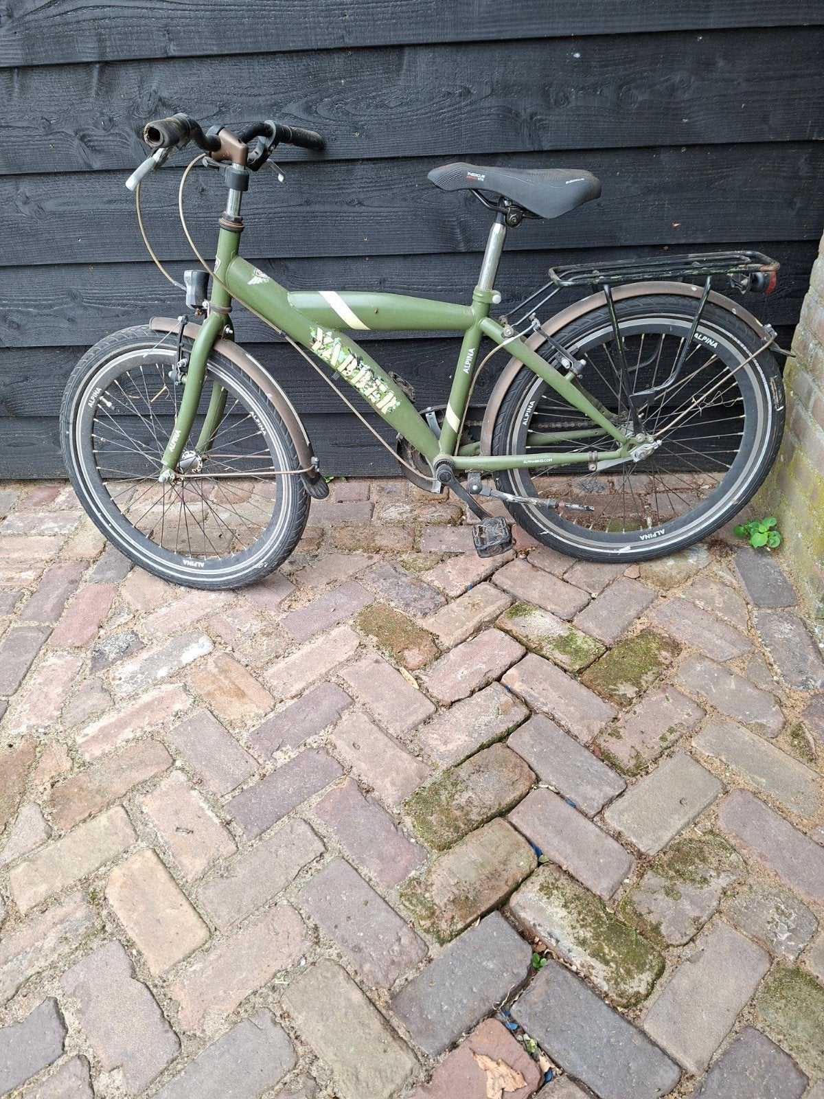 Stevige groene kinderfiets - Gebruikt, Ophalen of Verzenden