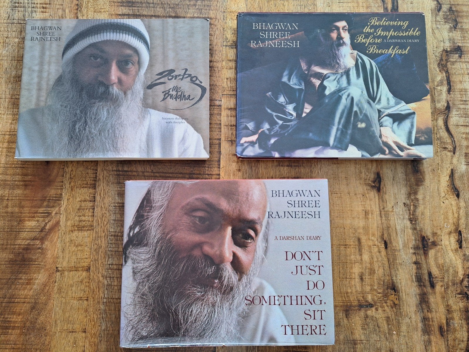 3 boeken Osho Bhagwan Shree Rajneesh, Boeken, Ophalen of Verzenden, Gelezen, Spiritualiteit algemeen, Achtergrond en Informatie
