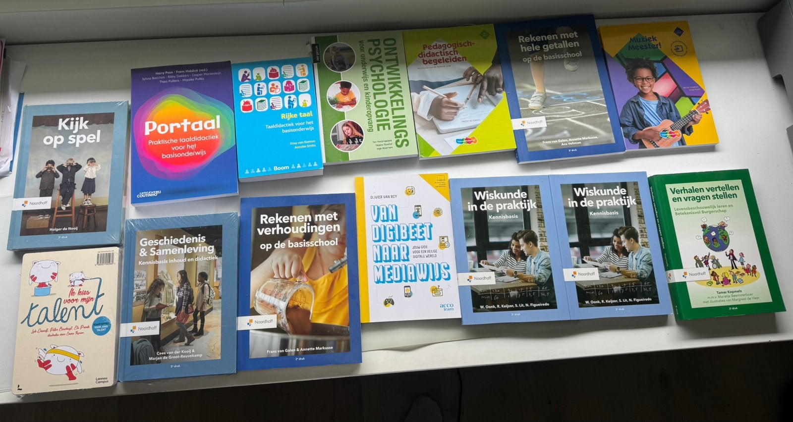 Volledig pabo boekenpakket! (Boeken nieuw en in plastic), Ophalen, Nieuw, Overige niveaus, Overige vakken
