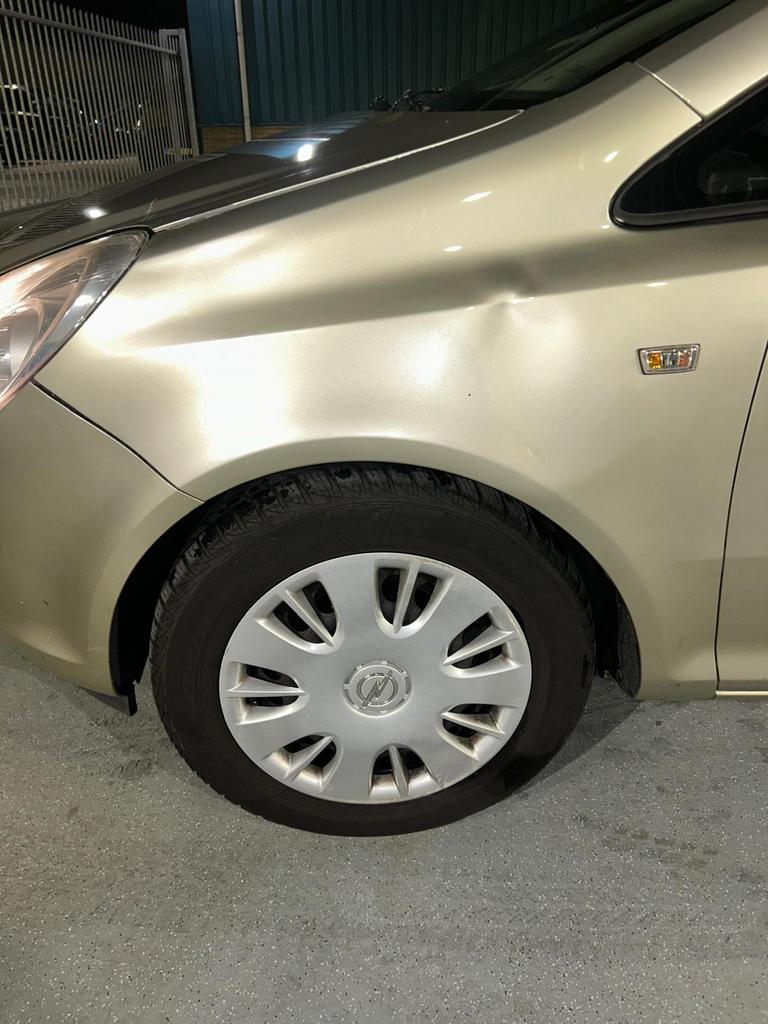 Opel Corsa 1.2 16V 5D 2007 Beige, Auto's, Opel, Voorwielaandrijving, Zwart, 4 cilinders, 1229 cc