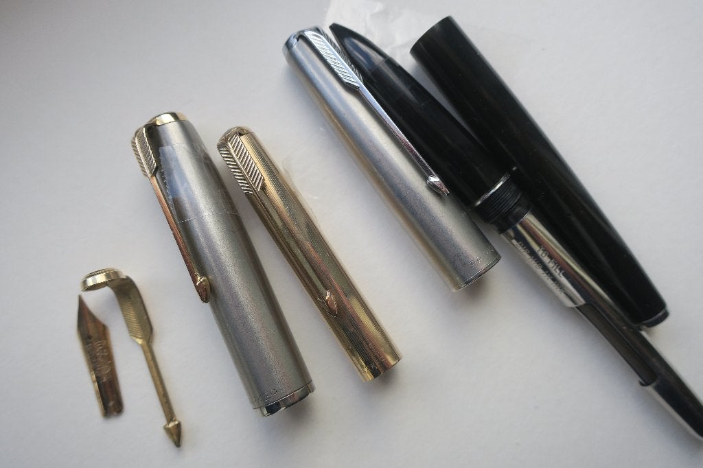 Gouden Parker onderdelen o.a., Ophalen of Verzenden, Gebruikt, Overige typen, Parker