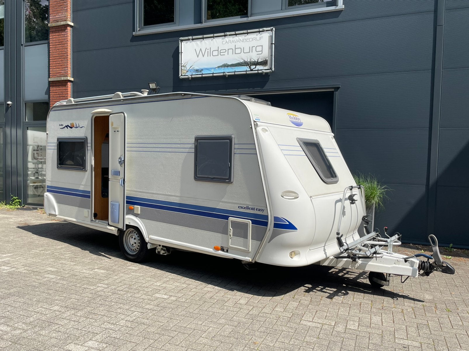 Stoere èn complete Hobby Excellent 460 ufe, Fransbed, mover, Caravans en Kamperen, Caravans, Rondzit, Hobby, Bedrijf, 4 tot 5 meter