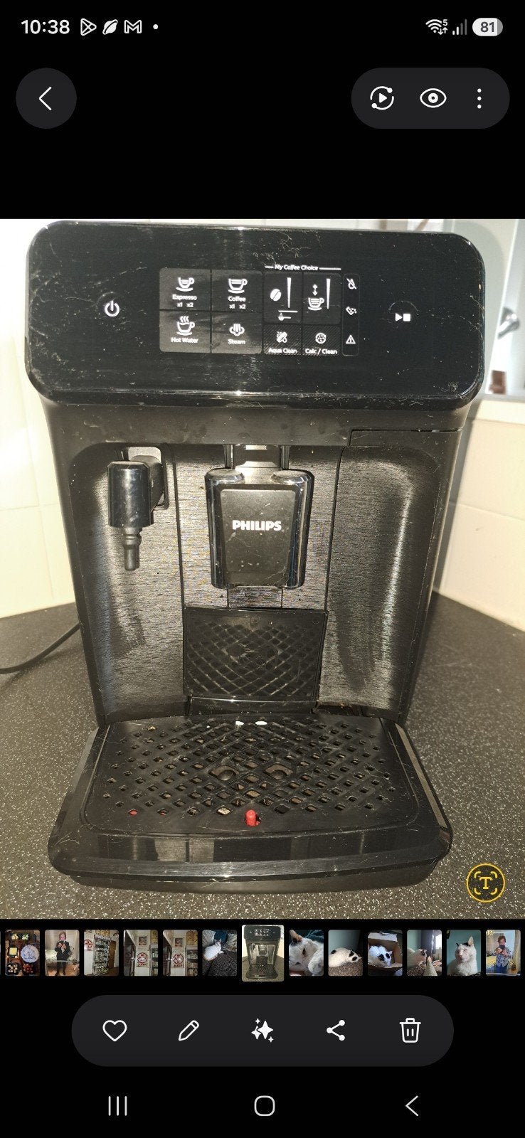 Koffiemachine Philips, Witgoed en Apparatuur, Ophalen of Verzenden, Zo goed als nieuw, Koffiemachine