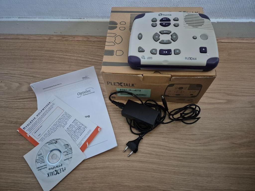 Plextalk PTN1 CD-speler voor blinden en slechtzienden, Ophalen, Gebruikt, Overige merken