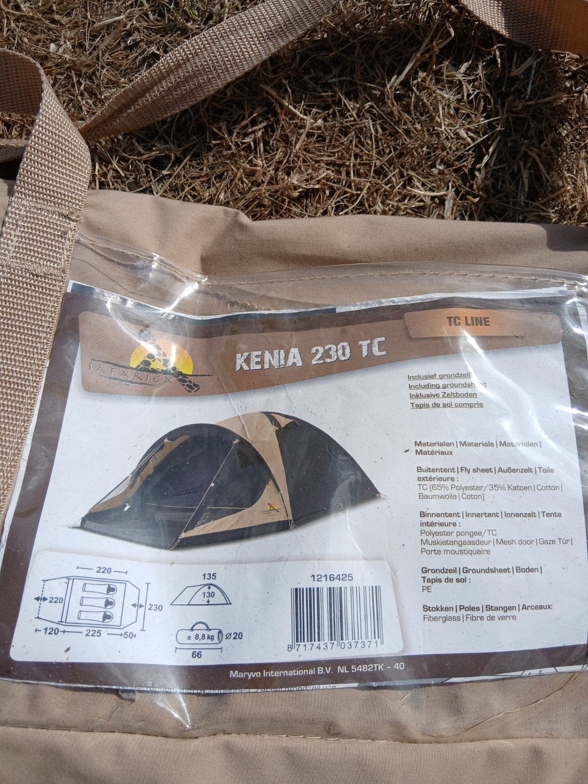 Safari Kenia 230 TC Koepeltent - Zo goed als nieuw, Ophalen