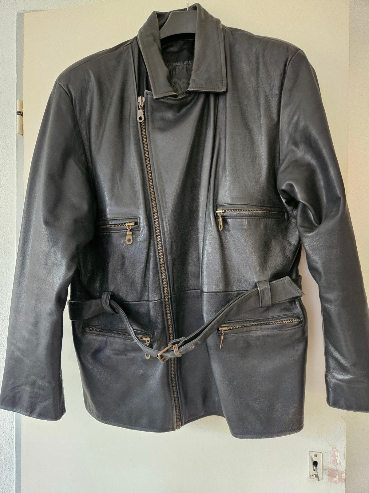 Leren motor jas Mauritius XXXL, borstomvang 125 cm, Verzenden, Gebruikt
