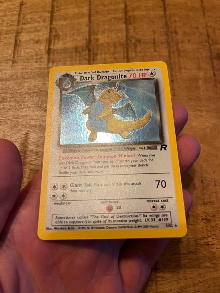 Dark Dragonite Team Rocket, Ophalen of Verzenden, Zo goed als nieuw