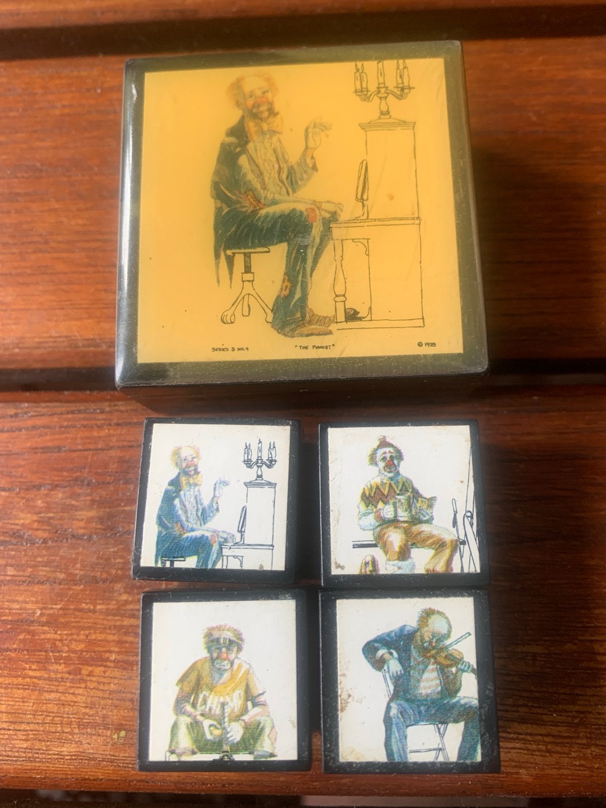 Vintage Gozintha Box Salem Mass met mini pillendoosjes, Ophalen of Verzenden