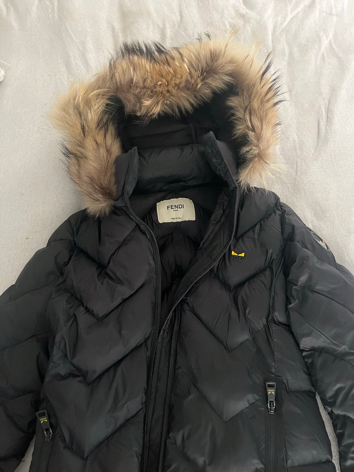 Fendi jas in zeer goede staat, maat XS, Ophalen of Verzenden, Zo goed als nieuw, Maat 34 (XS) of kleiner, Zwart