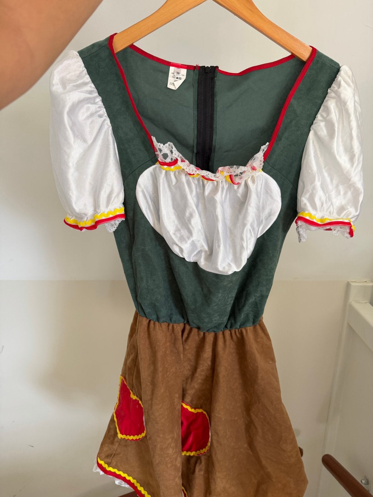 Oktoberfest Dirndl Jurk Maat 36, Carnaval, Ophalen of Verzenden, Zo goed als nieuw, Kleding