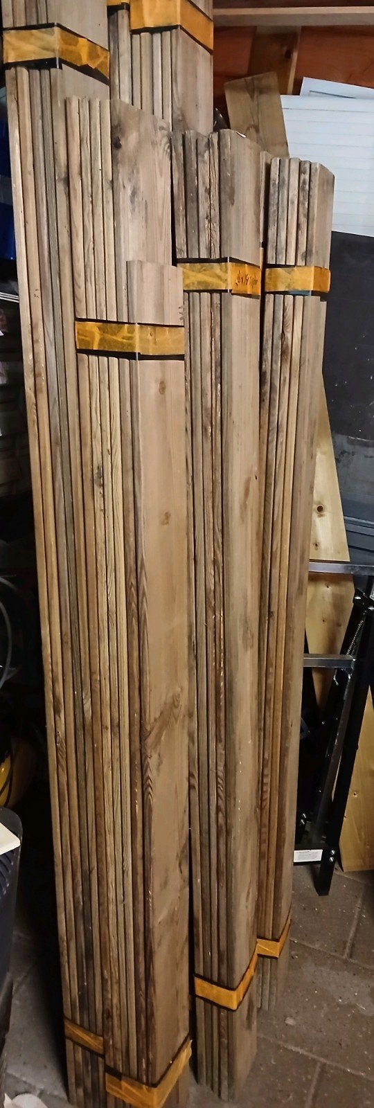 ✅️ Geïmpregneerde schuttingplanken tuinhout I.g.st. €50,- 👇, Doe-het-zelf en Verbouw, Hout en Planken, Ophalen, Minder dan 25 mm