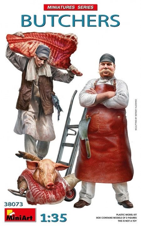 D-511,MINIART 1-35,NO,38073,Butchers, Ophalen of Verzenden, Nieuw, 1:35 tot 1:50