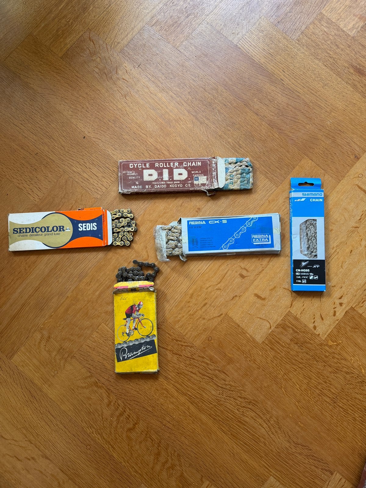 Nieuwe kettingen retro Regina, Sedis, Ophalen of Verzenden, Nieuw, Racefiets, Staal