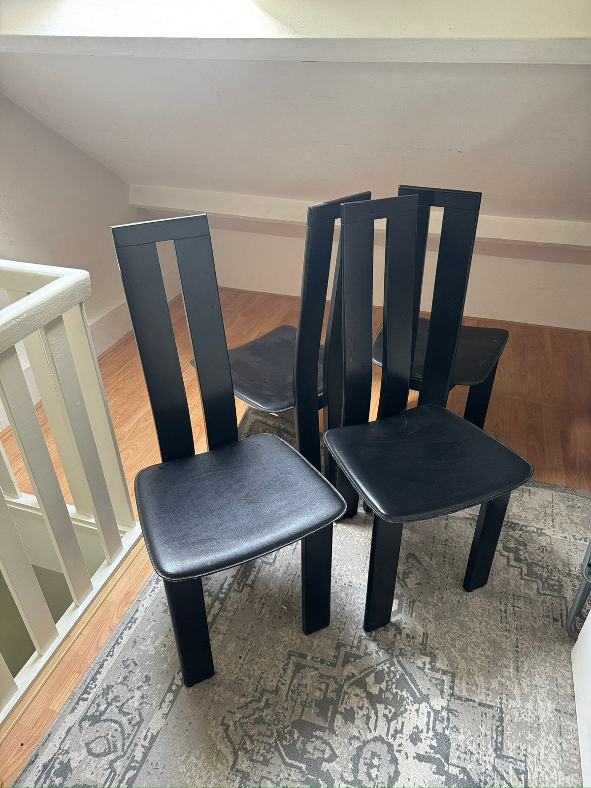 4 Pietro Costantini eetkamerstoelen, Ophalen, Zo goed als nieuw