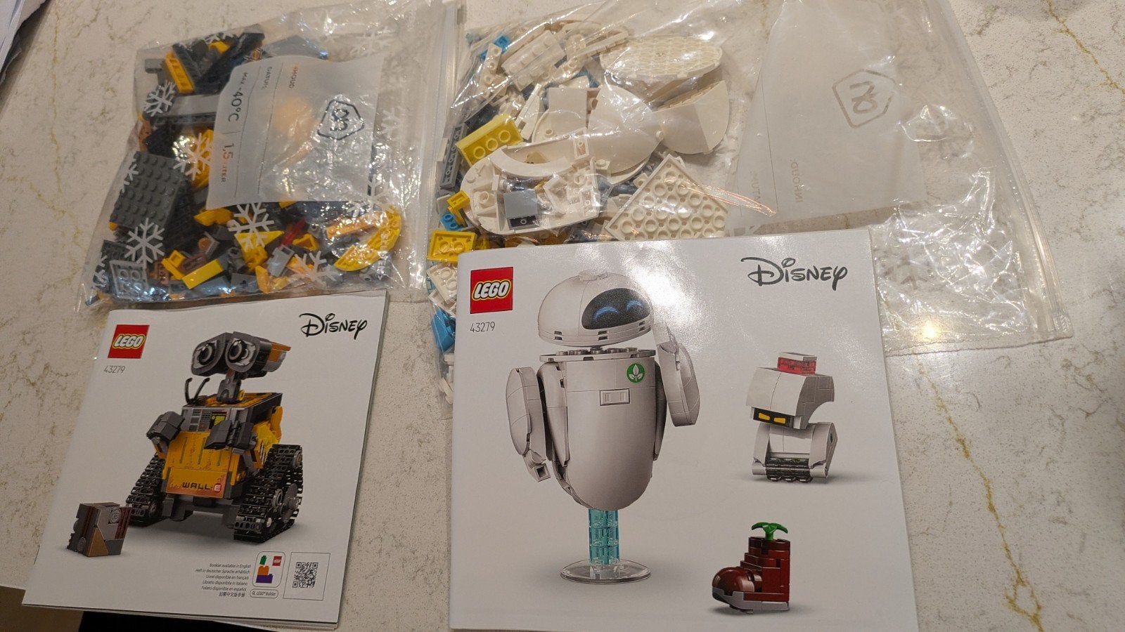 LEGO Disney WALL-E & EVE (43279), Ophalen, Lego, Zo goed als nieuw, Compleet