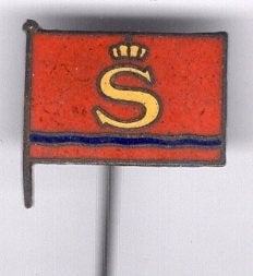 Koninklijke Schuttevaer - Rotterdam email speldje ( U_302), Ophalen of Verzenden, Zo goed als nieuw, Transport, Speldje of Pin