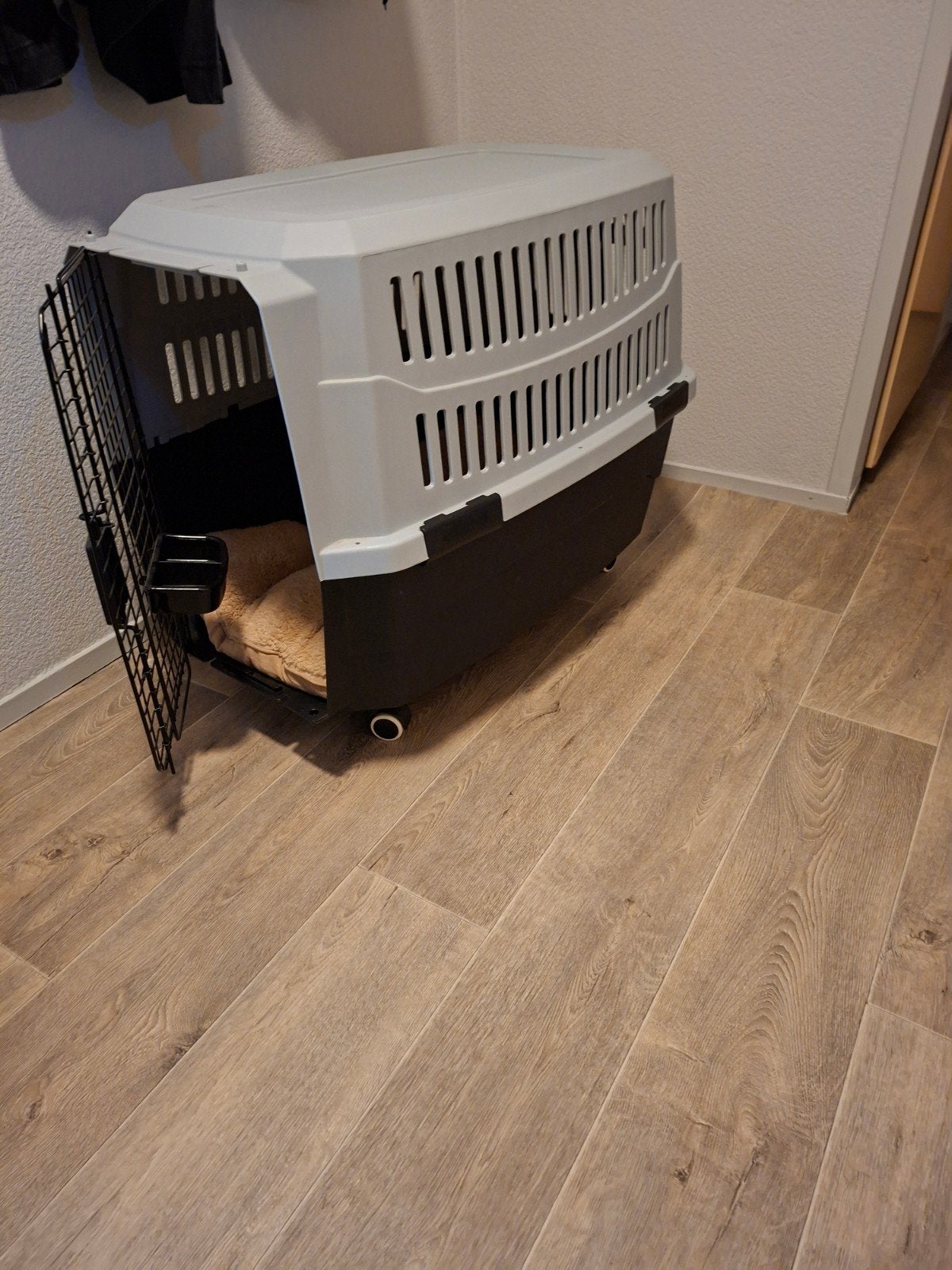 grote Flamingo transport bench met wieltjes, Ophalen, Zo goed als nieuw