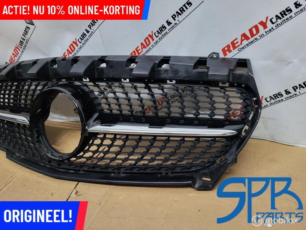 Grille MB CLA W117 C117 A1178881160 DIAMOND BLACK GRILL GRIL, Gebruikt, Mercedes-Benz, Ophalen of Verzenden