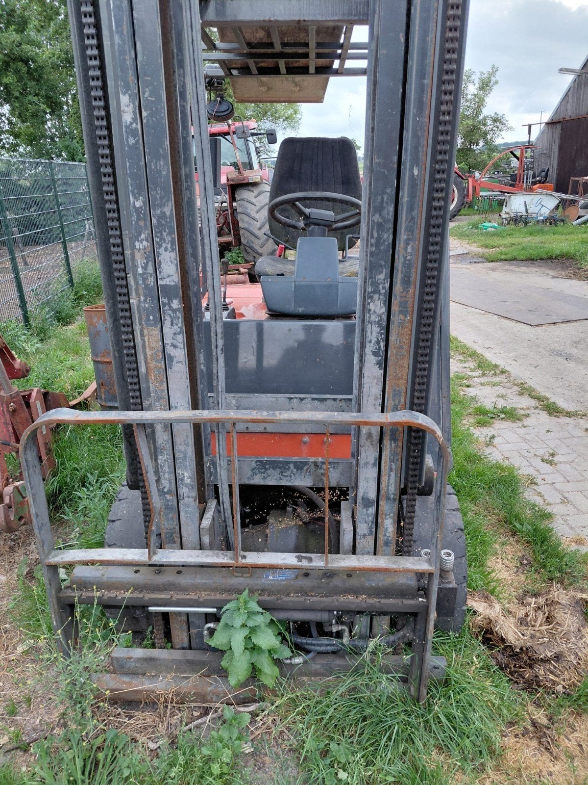 heftruckmast hefmast 3.7 meter extra functie sideshift, Ophalen, Gebruikt, Elektrisch