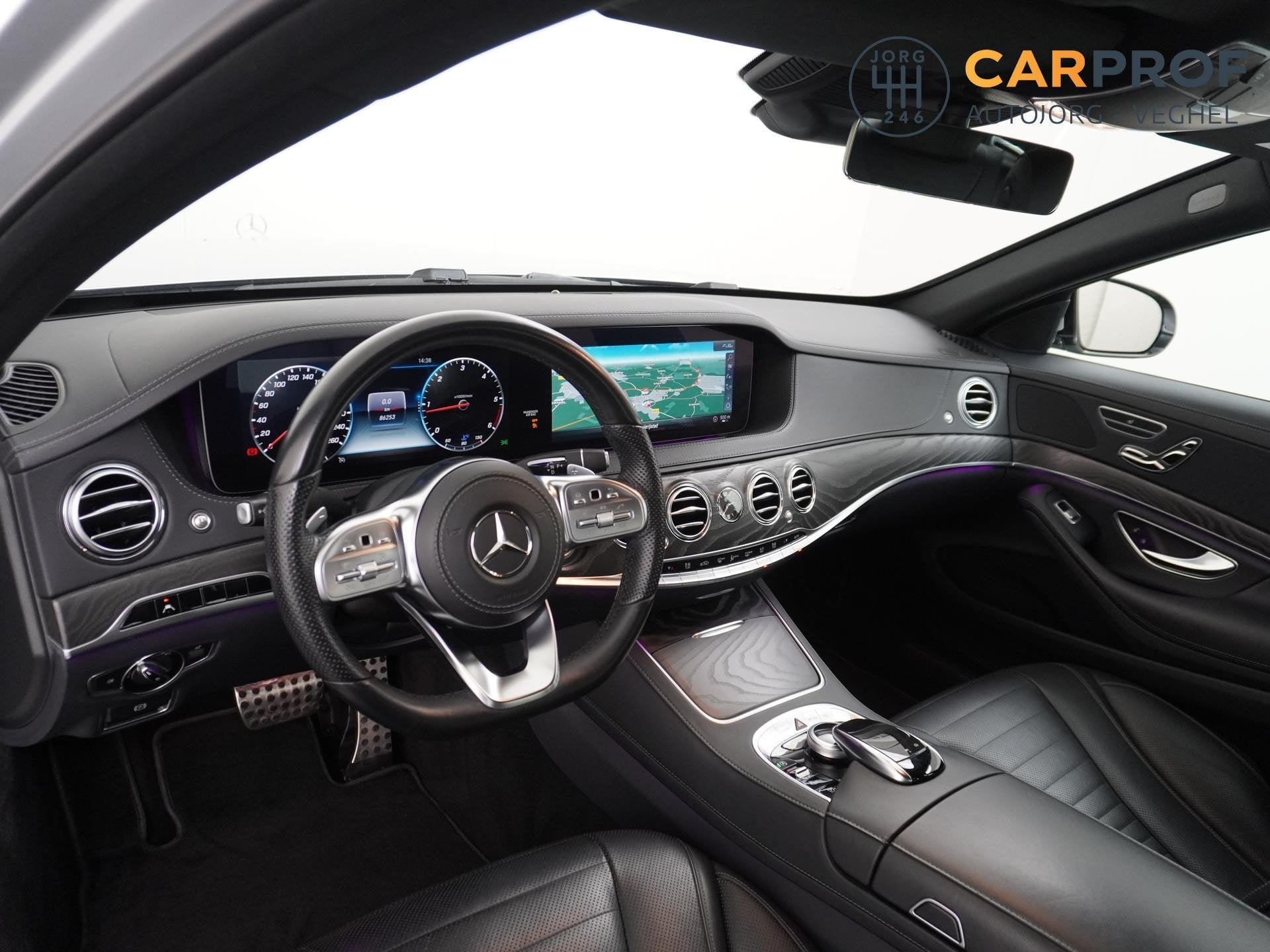Mercedes-Benz S-klasse 350 d 4Matic AMG Lang Sfeerverlichtin, Auto's, Mercedes-Benz, Automaat, Gebruikt, 2925 cc, Bedrijf