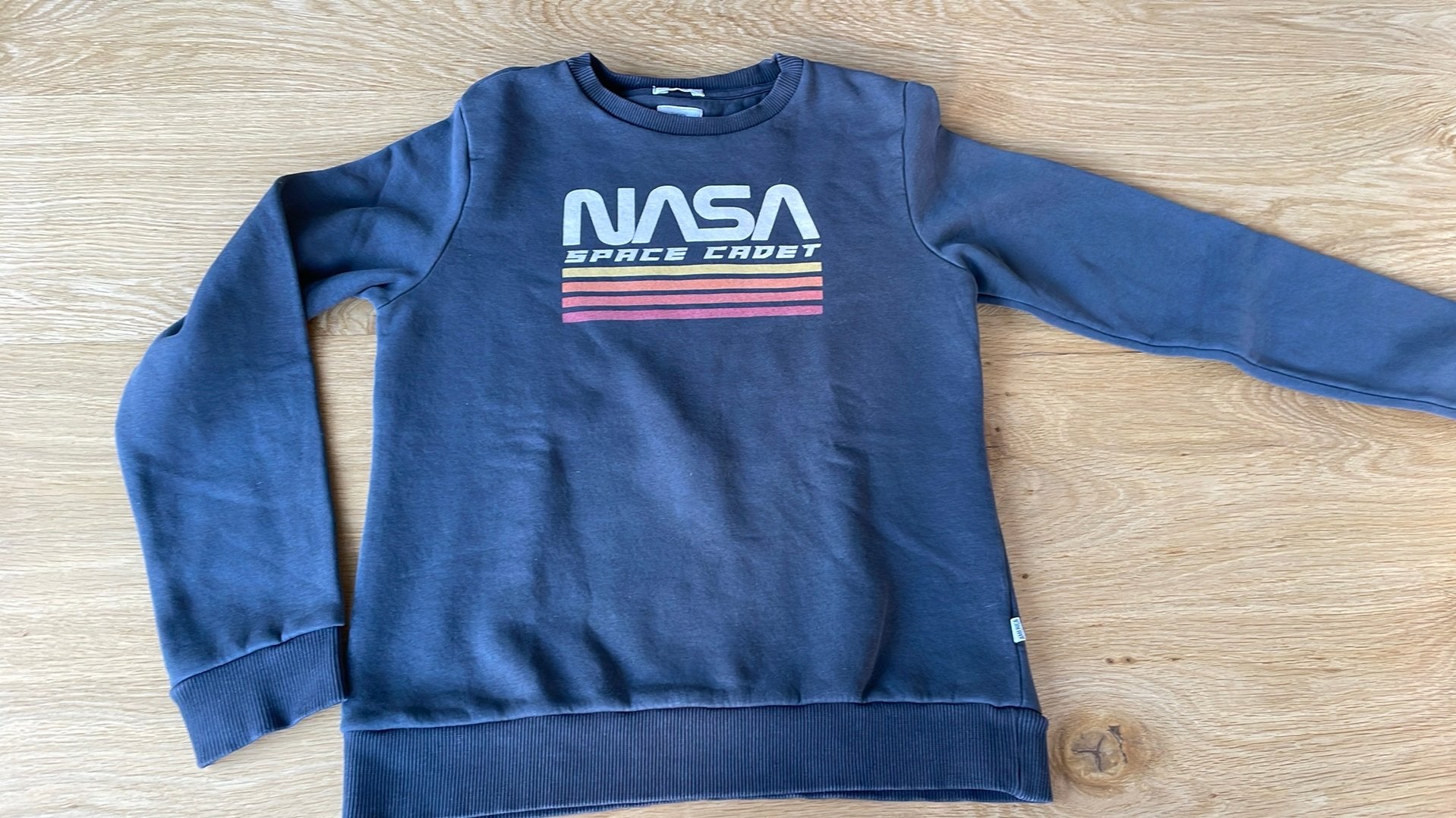Sweater trui America Today grijs Nasa print maat 158 164, Ophalen of Verzenden, Gebruikt, Jongen, Trui of Vest