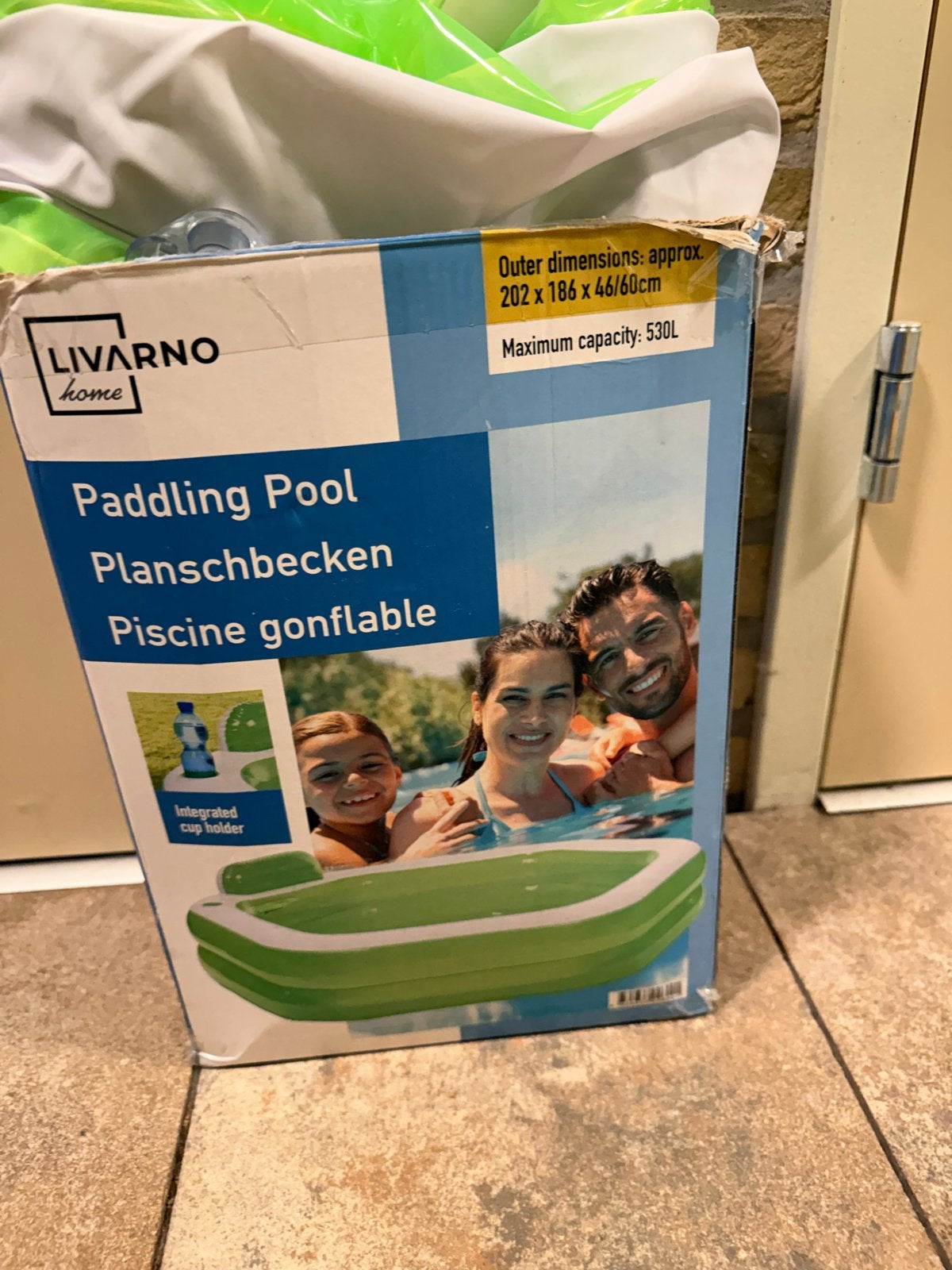LIVARNO home Opblaaszwembad - Nieuw, nooit gebruikt, Ophalen, Opblaaszwembad, Zo goed als nieuw, 200 tot 400 cm