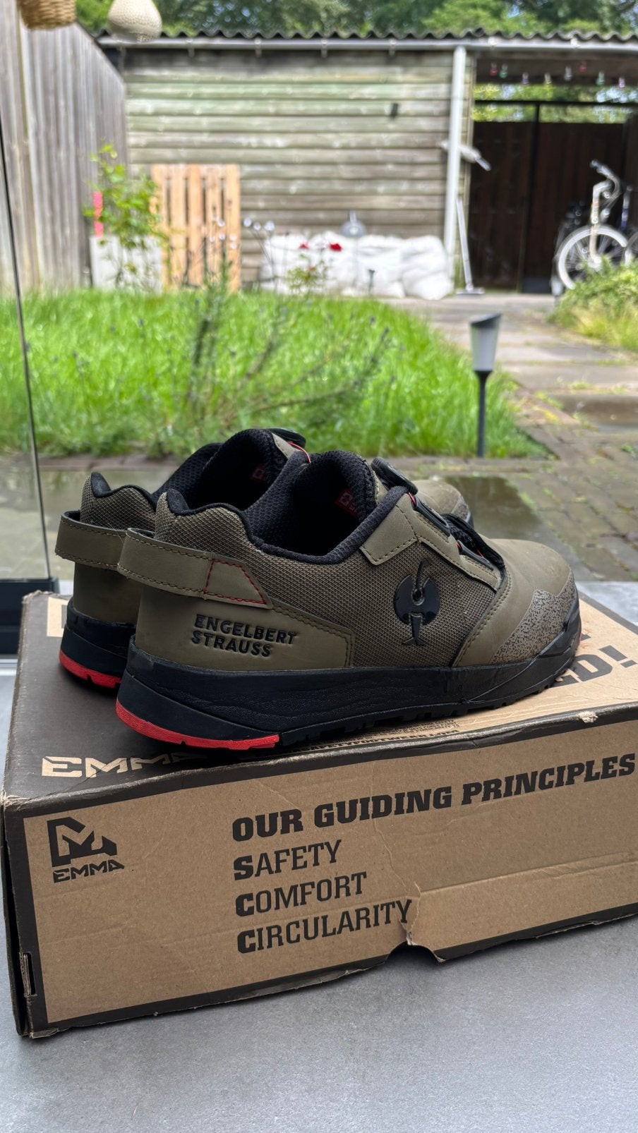 S1 Halfhoge veiligheidsschoenen e.s. Nakuru low, Kleding | Heren, Schoenen, Zwart, Ophalen of Verzenden, Zo goed als nieuw, Werkschoenen
