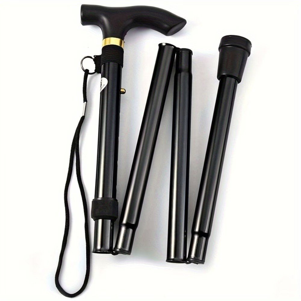 Wandelstok Opvouwbaar - Zwart, Diversen, 6717LN, Loophulp@outlook.com, Verzenden, LoopHulp