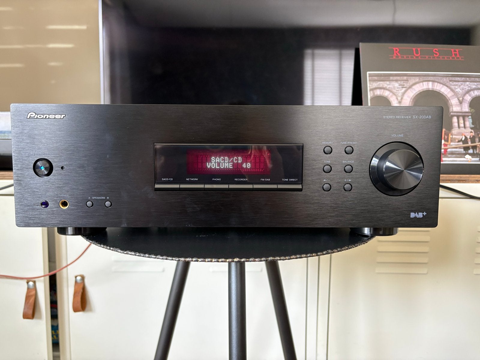 Pioneer SX-20DAB-K Stereo Receiver, Audio, Tv en Foto, Versterkers en Receivers, Ophalen, Gebruikt, 60 tot 120 watt, Pioneer