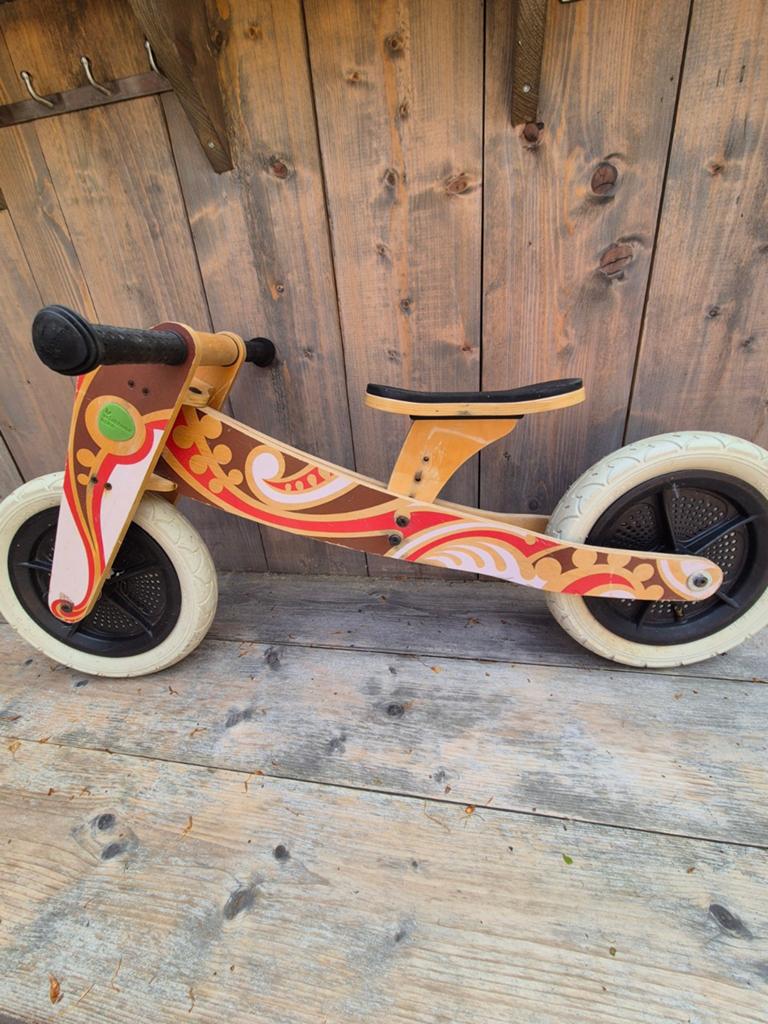 Wishbone houten loopfiets / balance bike, Ophalen, Gebruikt, Loopfiets