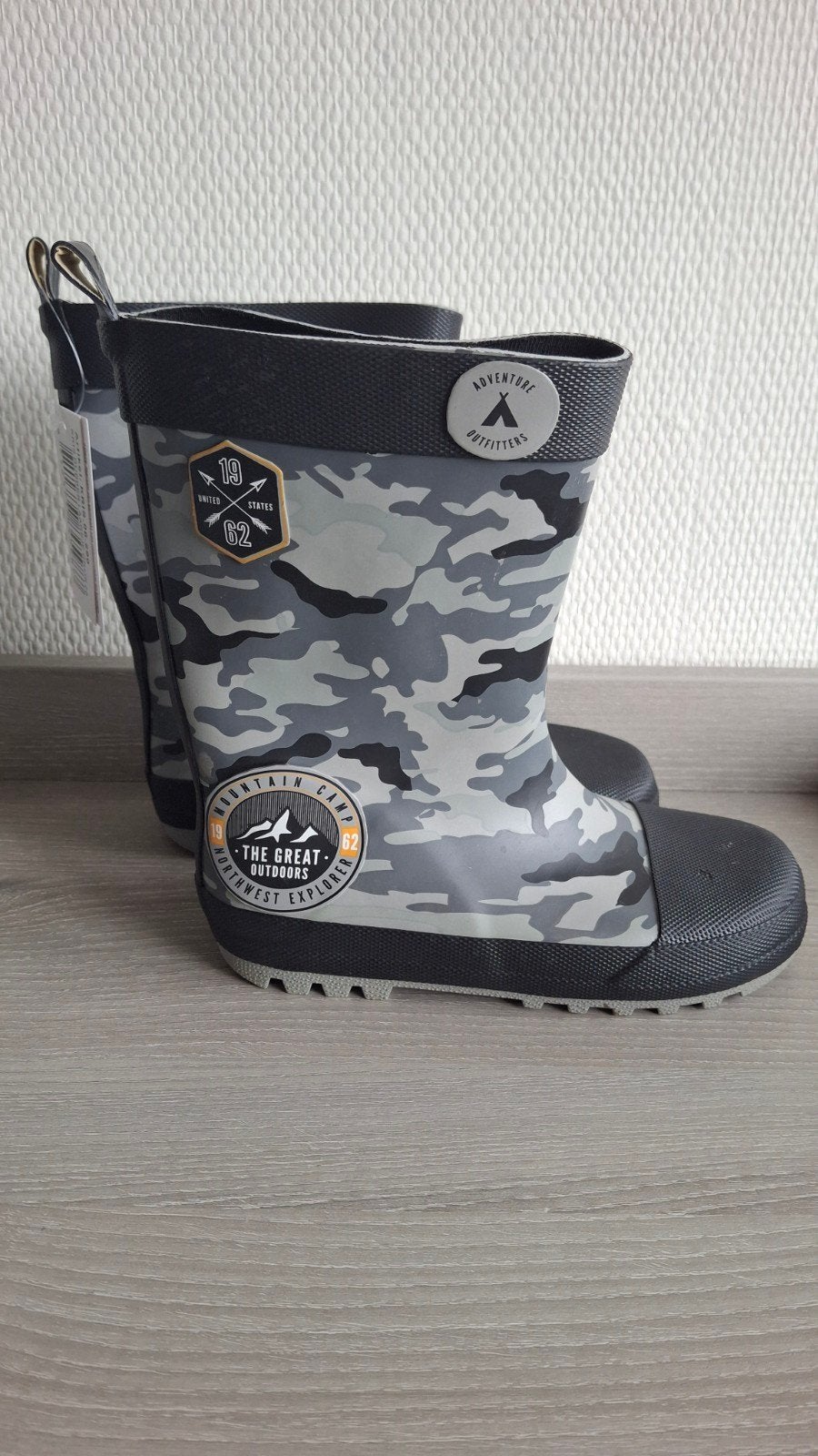Nieuwe regenlaarzen camouflage maat 29, Ophalen of Verzenden, Nieuw, Jongen of Meisje, Laarzen