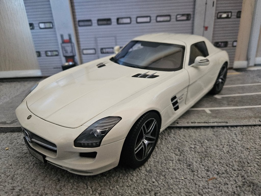 Premium ClassiXXs Mercedes SLS 6.3 AMG 2009 1/12, Ophalen of Verzenden, Gebruikt, 1:9 t/m 1:12, Auto
