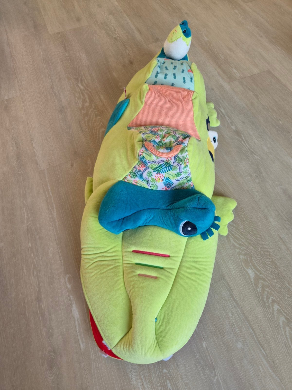 Lilliputiens Krokodil Speelkleed/Buikligkussen, Ophalen of Verzenden, Zo goed als nieuw, Speelkleed, Met geluid