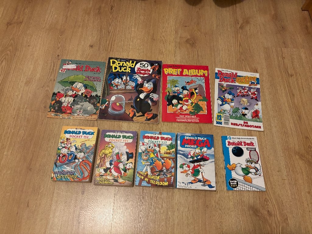 Donald Duck weekblad extra pockets pretalbum Magica Ook los, Meerdere stripboeken, Ophalen, Gelezen, Walt Disney